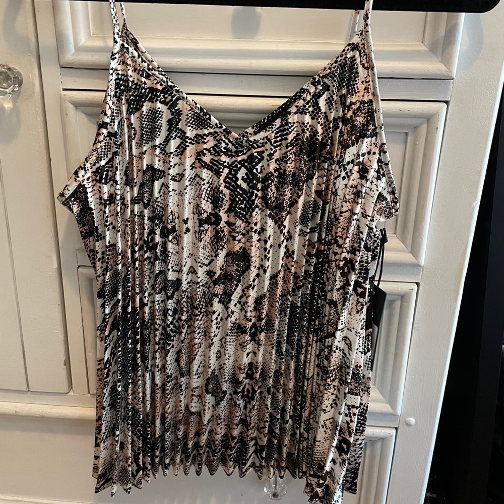Snake Print Tank Top
